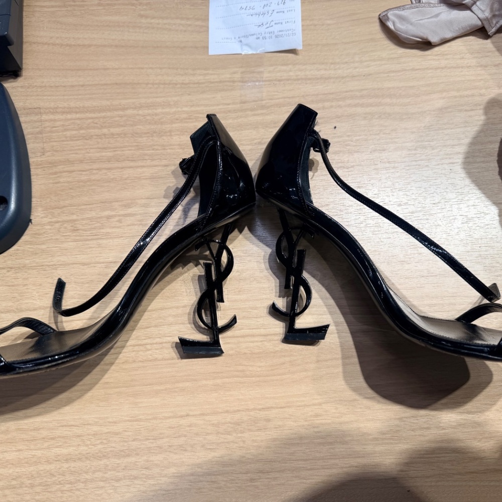 Saint Laurent Opyum 110 YSL Heeled Sandals - Picture 4 of 6